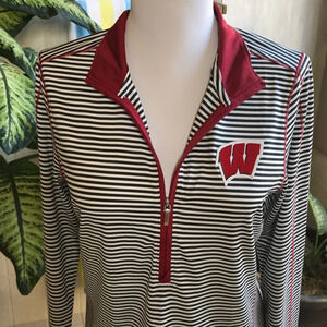Cutter & Buck Wisconsin Badgers 1/2 zip pullover